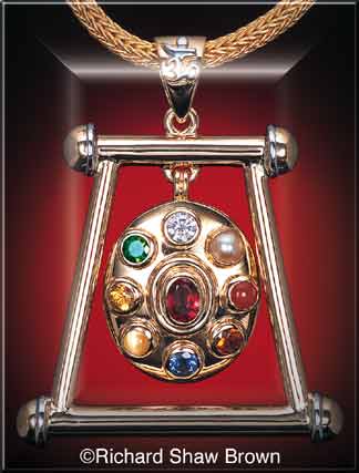 Click to view a large collection of Sri Navaratna Talisman designs by Richard Shaw Brown